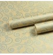 Крафтбумага с серебристо-голубым рисунком (рекомендую для букетов от 25 шт) 
